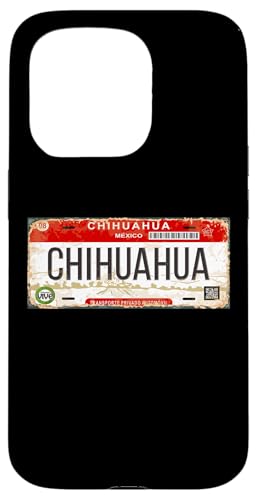 Chihuahua Mexico License Plate Travel Mexican Vacation Beach �X�}�z�P�[�X iPhone 15 Pro �p