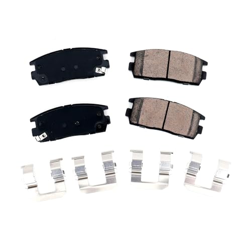 Image of HICKS Rear Brake Pad Set D1275 Compatible with 2007-2017 Chevy Equinox, 2008-2010 Saturn Vue, 2007-2009 Suzuki XL-7, 2010-2017 GMC Terrain