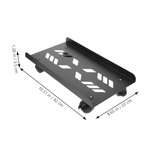 Support tour PC mobile avec roulettes plateau d'ordinateur stable