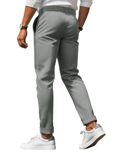 Image of Noble Monk Mens Mid Rise Formal Pants | Stylish Regular Fit Wear Trousers for Office Or Party | Solid Formal Trouser