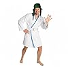 Morph Crazy Cousin Costume White Robe Costumes, Mens Christmas Costume, Holiday Movie Costumes for Adults