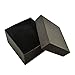 collectsound Boîte de rangement carrée en carton pour montres et bracelets avec coussin – Noir
