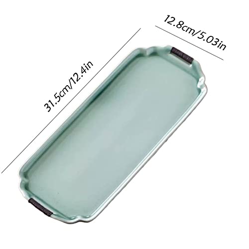 Bandeja de cerámica para servicio de mesa de centro y decoración de cocina moderna 3