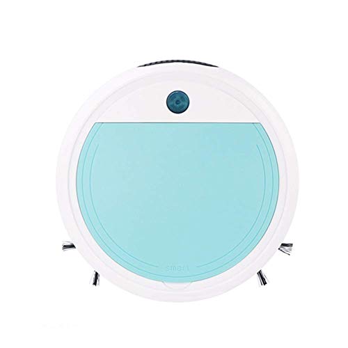 Intelligenter Staubsaugerroboter, Navigationsgerät, Roboter, 7,5 cm, dünn, starke Saugkraft für Haare, Teppich für alle Arten von Böden, Grün / Weiß /