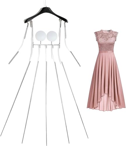 Cintre de présentation forme corps ajustable avec coussinet dressing