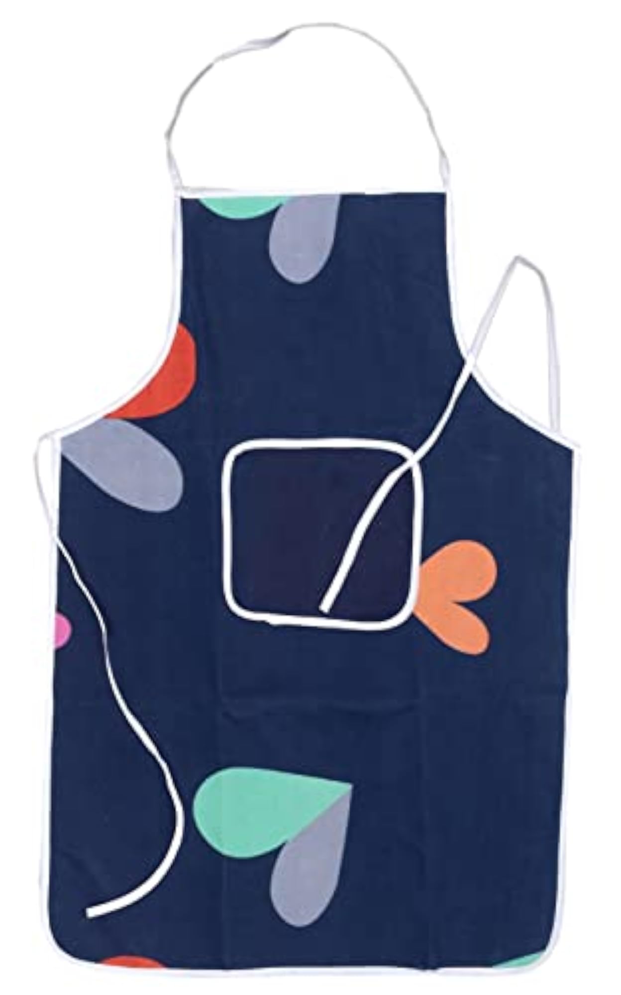 Cotton Kitchen Apron with Front Pocket, Pack of 2, Unisex