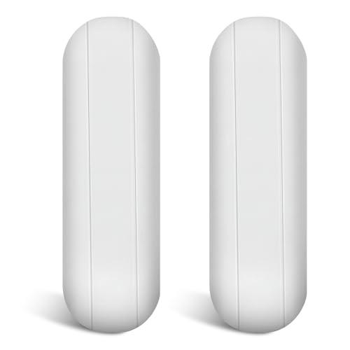 Image of Weewooday 2 Pieces PTFE Magnetic Mixer Stirrer Bar, White Color Stainless Steel Laboratory PTFE Stir Plate Bar, Mixing Plate Magnet Stick (30 Mm / 1.18 Inch)