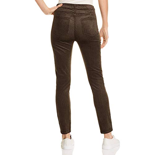PAIGE Womens Hoxton Corduroy Velvet Ankle Pants Green 25