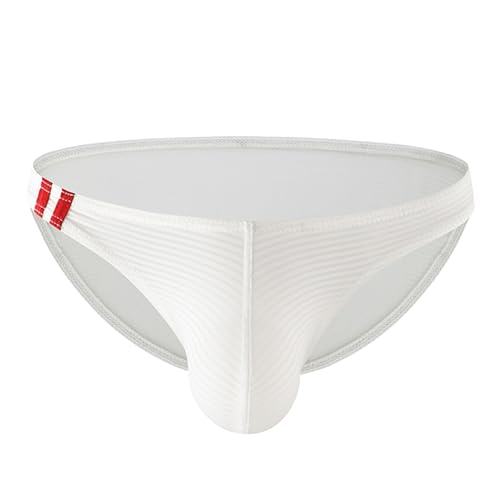 Sexy Low Rise Briefs Men Striped Bulge Pouch Underwear Gay Lingerie Bikini2