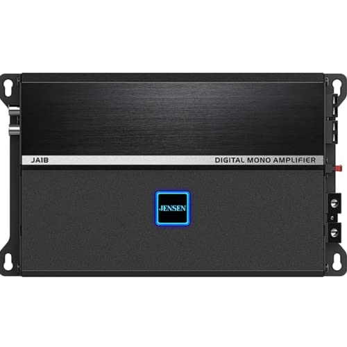 Jensen JA1B 290W RMS Monoblock Class-D Car Audio Compact Amplifier with DSP