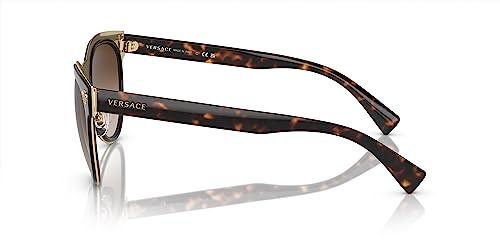 Versace VE 2198 125213 Havana Plastic Phantos Sunglasses Brown Gradient Lens - image 2