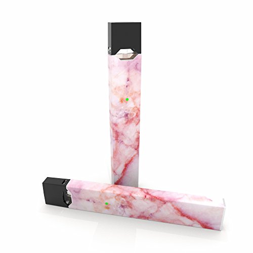 2 Pack - Blush Marble Decal Sticker Vinyl Skin for Juul Vape