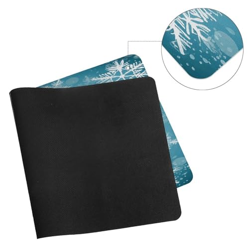Alfombrilla para mouse grande Winter Snowflake miniatura 7