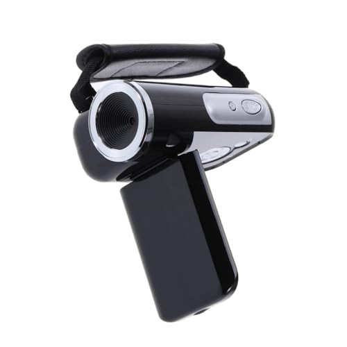 Lurrose Mini Cámara Dv Camara De Fotos Digital Videocámara Camara De Video Cámara Mini Dv Pantalla Cámara Digital Cámara De Vlogueo Camara Videoblog Lente De Enfoque Fijo Black