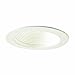 Nora NS-40 - 4 in. - Stepped White Baffle with White Ring