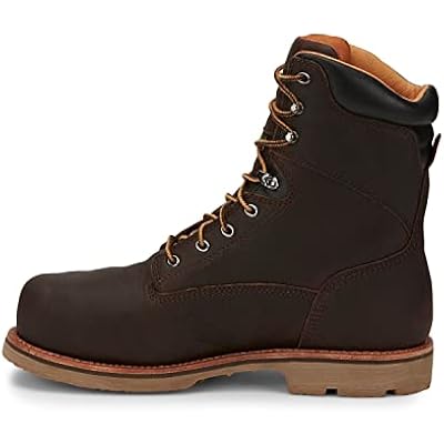 Chippewa Serious Plus 8 Waterproof Nano Composite Toe Met Guard Puncture Resisting Men's Leather Safety Boots
