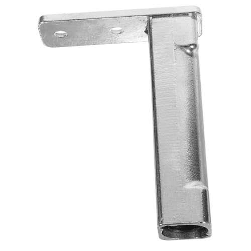 SHINEOFI Bisagra del congelador bisagra reemplazable del congelador cerca bisagra de cierre suave reparar bisagra de congelador bisagra del refrigerador del hogar Acero inoxidable Plata