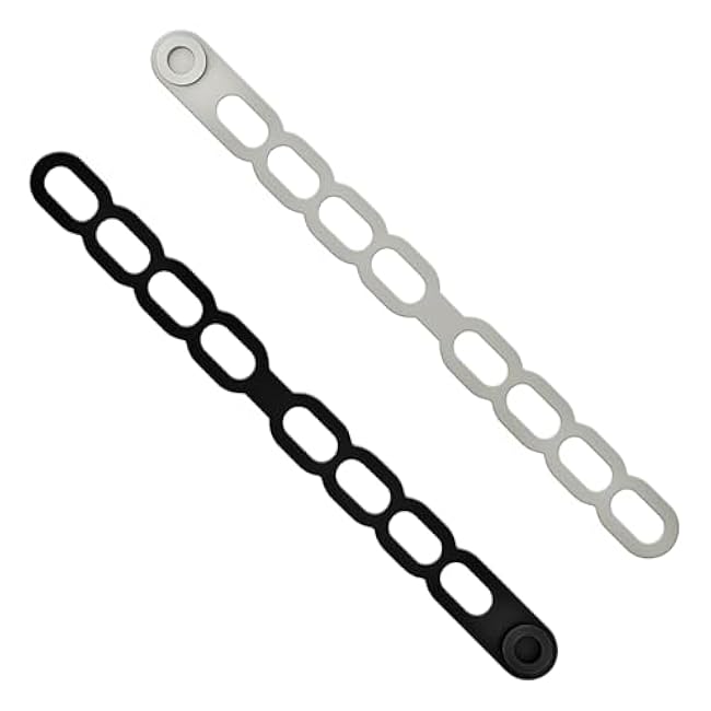 2 Pcs Silicone Pot Cover Fixing Strap, Minimalist Crock Pot Lid Holder Supplies, Silicone Straps Suitable for Storing Curtains, Yoga Mats & Pot Covers