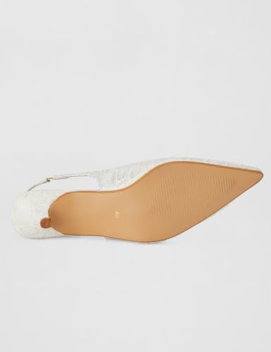 Image of ELLE Women's Pointed Toe Kitten Heel Sling Back Mules