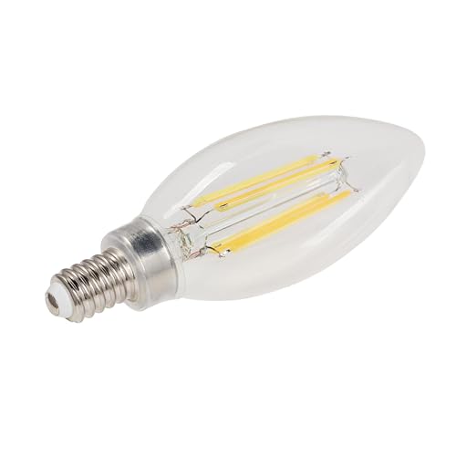 Image of Westinghouse 5271020 4.5 Watt (60 Watt Equivalent) B11 Dimmable Clear Filament LED Light Bulb, Candelabra Base, 6 Pack