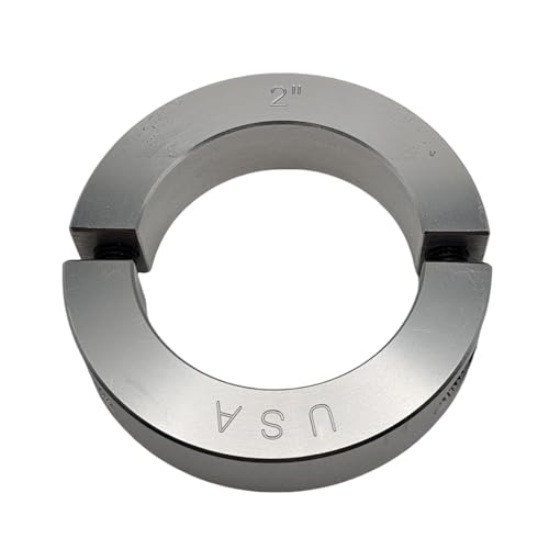 Coastal Shaft Collars – 2.00' Bore Diameter - Clamping Two Piece Shaft Collar - 2024 Aluminum (1...