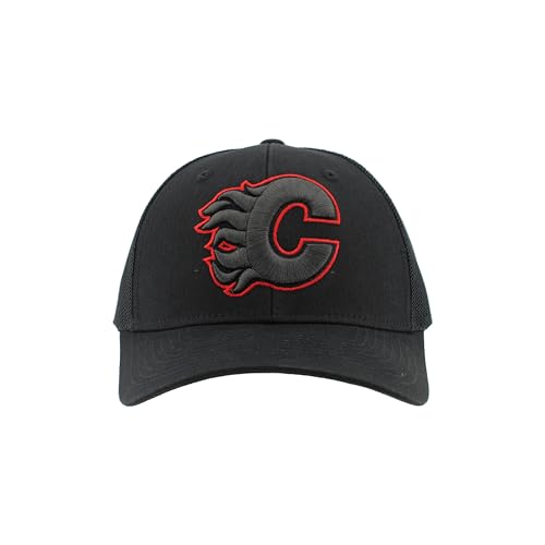 Gorra Snapback Ajustable Oficial NHL Unisex Negra miniatura 2