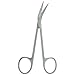 Sugical Scissor Wagner, Angular, One Serrated Blade, 4.5