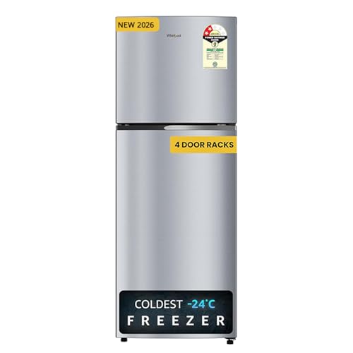 Image of Whirlpool 235 L 2 Star Frost-free inverter Double Door Refrigerator (NEO SP278 PRM LUNAR STEEL(2S, 2026 Model)-Y, 2026 Model)