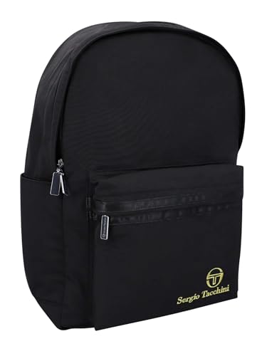 Sergio Tacchini Men's Geo Backpack, Black, One Size2