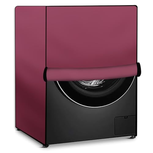 Image of Stylista Washing Machine Cover Compatible for IFB 6.5 Kg Fully-Automatic Front Loading Elena ZX Magenta Solid
