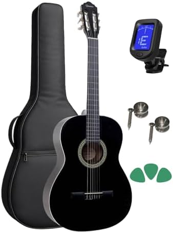 Violao Giannini Acust Nylon Start N14 Bk + Acessorios