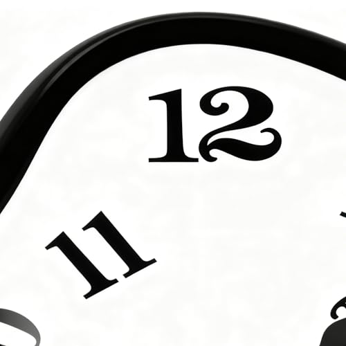 Horloge murale moderne design irrégulier esthétique rétro pour maison - 7