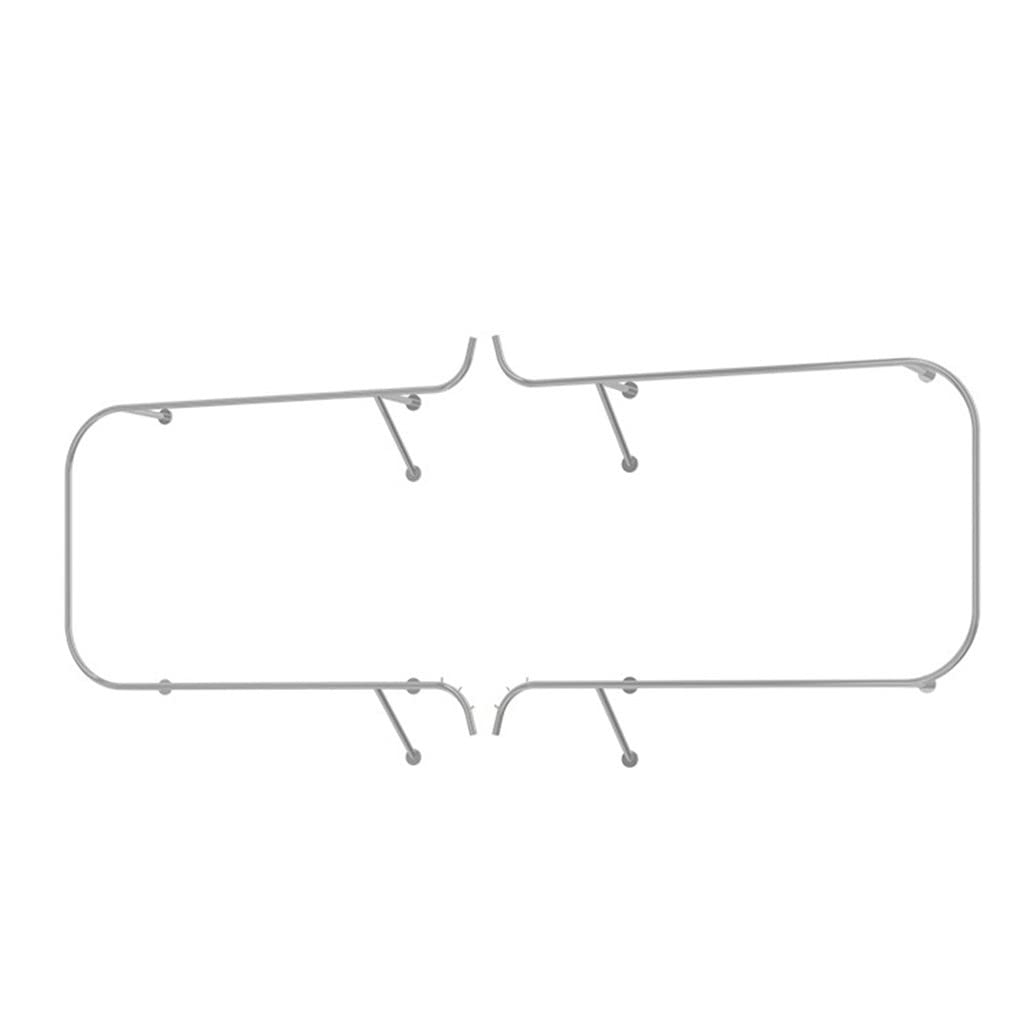 YNBSHGAA Wall Mounted Coat Rack with 5 Hooks, Industrial Clothes Tidy Rail for Entryway, Hallway, Bedroom, Heavy Duty,size_name-350cm