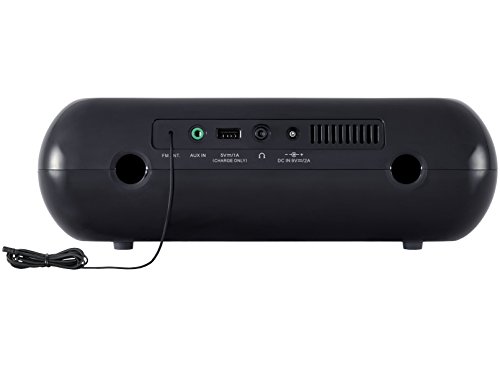 Sangean Rcr-20 Fm-Rds (Rbds) Am / Bluetooth / Aux-In / Usb Phone Charging Digital Tuning Clock Radio With Battery Backup, Black 13.8X 13.1X 4.9 #TOP1