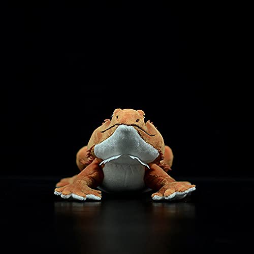 Tiny Heart Plüsch Eidechse Stofftier - Realistische Echse, Krabbelndes Haustier, Schönes Tier, Niedlich und Weich, Geschenk für Kinder, Braun, 18”