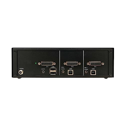 Image of Tripp Lite Secure KVM Switch, 2-Port DVI, United States Government NIAP-Certified PP4.0 Security, 2K & 60Hz Quality, TAA Compliant, 3-Year Warranty (B002-DV1A2-N4)