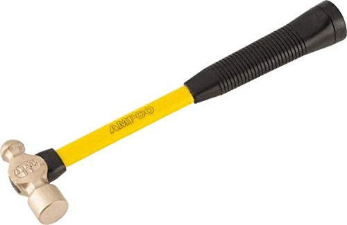 Ampco - 3/4 Lb Head Aluminum Bronze Ball Pein Hammer (2 Pack)