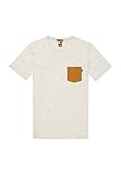Scotch & Soda T-Shirt Men The Peaks 147354 Beige Powder Snow Melange 2493, Größe:XL