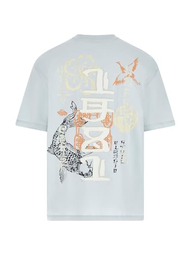 Image of Guess Men's Eco Short Sleeve Japan Signs Oversize Tee