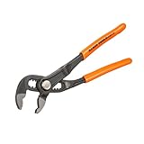 Klein Tools D5057B 7-Inch Quick-Adjust Klaw Pump Pliers, Compact Design with V-Jaw and Hardened Teeth for Maximum Torque