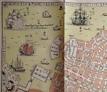 Amazon.co.jp: f23031801〇復刻 古地図 肥前長崎図 享和2年