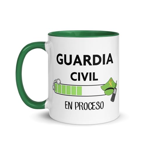 Kembilove Taza cerámica guardia civil - tazas de cafe - tazas originales para regalar -...
