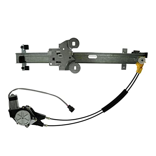 Image of TRQ Front Right Power Window Regulator & Motor Assembly Power Passenger Side Compatible with 1991-1995 Chrysler Town & Country Dodge Caravan Grand Caravan Plymouth Grand Voyager Voyager