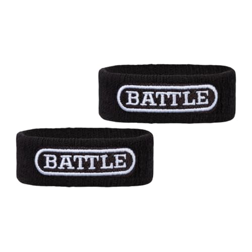 Image of Battle Football Armbands - High-Performance Bands for Football Athletes - Includes 2 Bicep Bands - Ultra-Soft Material to Wick Away Sweat and Keep Hands Dry and Comfortable - Machine Washable