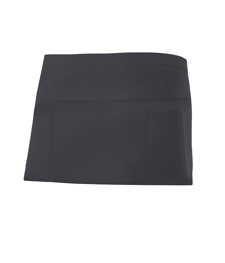 VELILLA Unisex Delantal Corto Comandero Short Cooking Apron, gray, One Size
