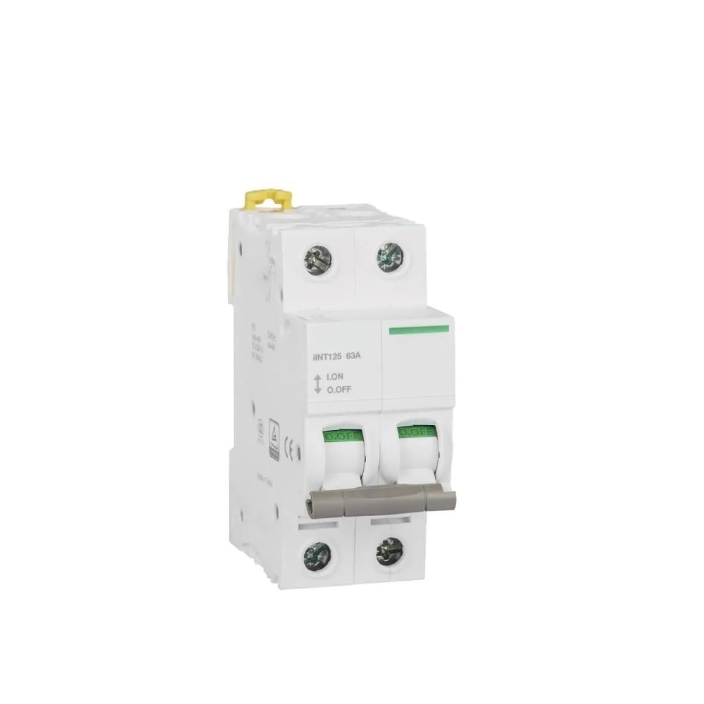 Interruttore Differenziale Puro Salvavita, Tipo C 2P 32A, 63A, 80A, 100A, Interruttore Elettrico Miniaturizzato Magnetico Termico 125A 400VAC 50HZ 6KA(100A)