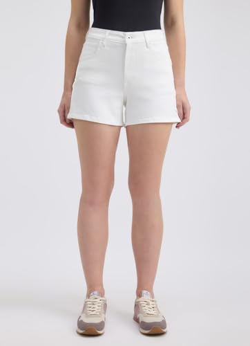 Image of PENTOO Women's Relaxed Fit Mid Rise Regular Length Denim Shorts
