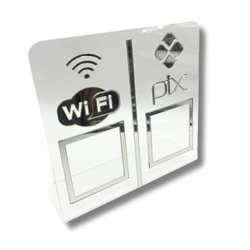 Expositor DUPLO WI-FI - PIX - Cristal com Prata