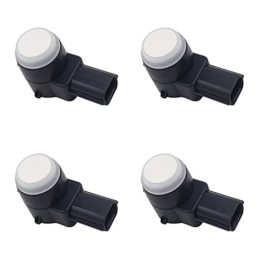 TLKHENG 25961316 PDC Parking Assist Sensor Bumper Reverse Backup Parking Sensor 4PCS Compatible with Chrysler Grand Voyager Dodge Nitro Jeep Cherokee,1AF63EBLAA,1AF63RXFAA,1AF63TZZAA