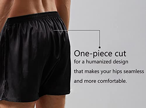 Mens Satin Boxer Shorts Silk Pajama Bottom Lounge Sleep Shorts for Men4
